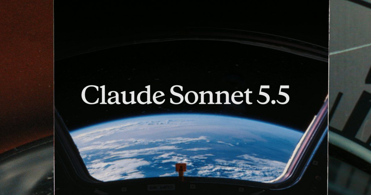 Anthropic 官方 Claude Sonnet 5.5 发布配图